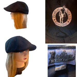 Boston Scally Co. THE PEAKY - COOLIDGE BLACK Cap